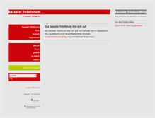 Tablet Screenshot of kasselerfotoforum.de